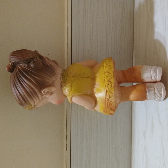 Vintage 1958 Edward Mobley Girl Rubber Doll Squeak Toy Arrow Plastic 8" - Picture 3 of 8
